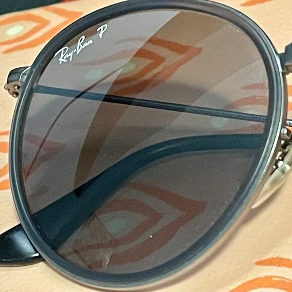 Ray-Ban round folding sunglasses - polarized, unisex - Picture 5 of 9